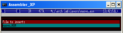 Qedit con XP o Vista - assunzione di ASM in un nuovo file