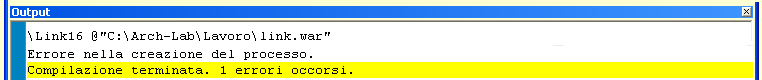 Configurazione di WinAsm - Impostazioni files e percorsi errati