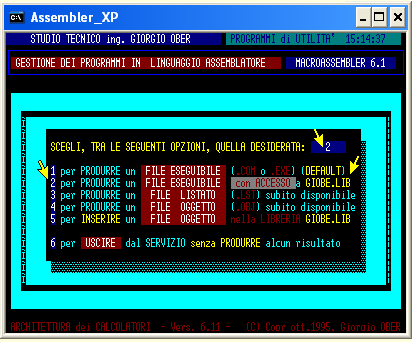 Accesso con Qedit - scelta del modo di agire