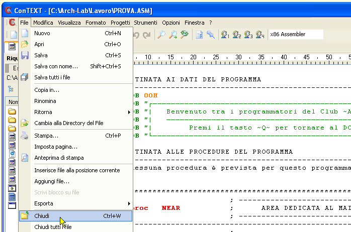 Accesso con ConTEXT - effetto finale Bis