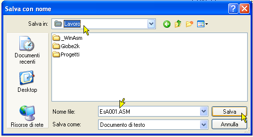 Scaricare un sorgente ASM con Mozilla - 02